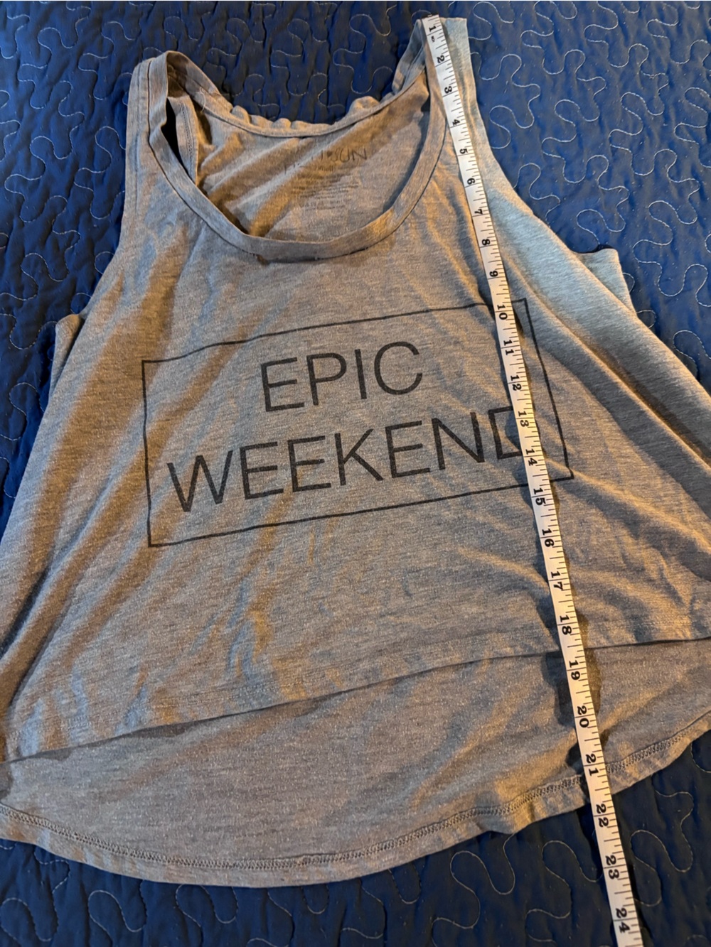 Epic Weekend Women's Gray Tank Top